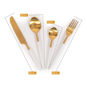 Ensemble de couverts élégants en acier inoxydable pour marque privée, idéal pour les hôtels, les restaurants et l'usage domestique - Product Image 2