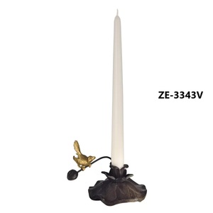 Porte-bougie rustique en fer fait main, élégant centre de table style ferme pour la maison, l'hôtel et la décoration de mariage, idéal pour les planificateurs de mariage - Product Image 1