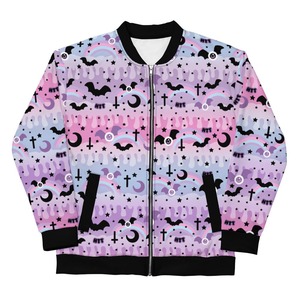 Chaqueta Bomber de Satén Personalizada de Invierno, Estilo Vintage, con Estampado Completo, Lavado Ácido, Apliques Bordados, Resistente al Viento y Transpirable - Product Image 5