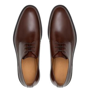 Paire de chaussures pour homme en cuir de qualité supérieure, bout rond, formelles, pour affaires, durables, fabriquées à la main par un fabricant - Product Image 4