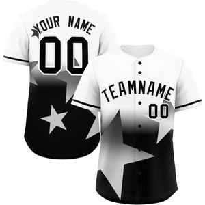 Camisa de béisbol con logotipo personalizado, camisa con botones para el equipo, para hombre, pedido al por mayor. - Product Image 1