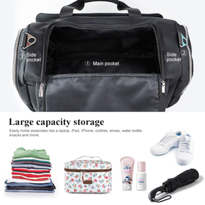 Multifunctional Waterproof Travel Duffel Bag Large Capacity Gym Sports Bag with Shoe Compartment & Shoulder Strap OEM Unisex - Product Image 2