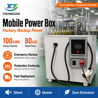 Yixindian 100kWh 80kW Mobile Energy Storage Charging System Solar Panels Fast Charging for Factory Backup Power Supply Hybrid