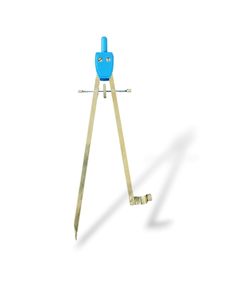 Compas diviseur en laiton avec couvercle à ailettes verrouillable, outil de navigation marine, de géométrie et de dessin technique pour le travail du bois - Product Image 5