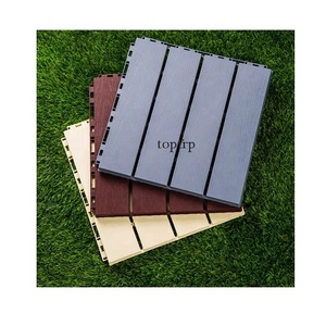 Dalles de terrasse en plastique PP à suspendre, imitation bois, pour sols sportifs et jardins - Product Image 4