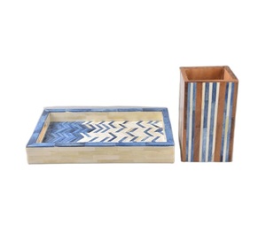 กระดาน MDF ที่น่าสนใจที่สุด กระดาน MDF MOP & การออกแบบฝังเรซินขายร้อนพร้อมถาดเสิร์ฟคุณภาพสูงทําด้วยมือส่วนบุคคล - Product Image 1