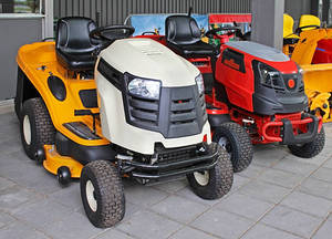 Tondeuse autoportée jaune 190CC, moteur essence 4 temps, autopropulsée, fonction mulching, bac de ramassage arrière, qualité professionnelle - Product Image 6