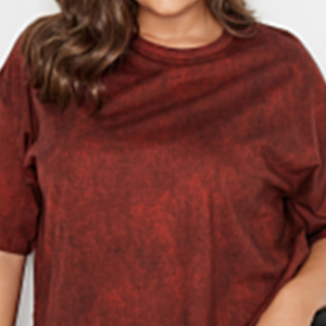 Camiseta de Mujer con Logotipo Personalizado OEM, Talla Grande, Lavado Ácido, 100% Algodón, Manga Corta, Secado Rápido, Transpirable, Precio al por Mayor - Product Image 3