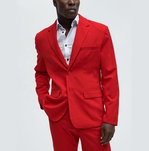 Blazer Homme Simple Boutonnage Personnalisé avec Logo de Marque OEM, Veste de Costume d'Affaires à Manches Longues, Meilleure Vente - Product Image 1