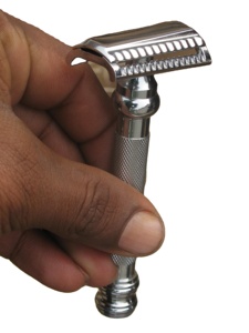 Heavy Duty Slant Bar Safety Razor Hoja de acero inoxidable Herramienta de afeitado - Product Image 5
