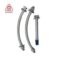 Ancre ovale en fer galvanisé haute résistance, durable, résistante à l'eau et anti-corrosion pour la construction et l'usage industriel