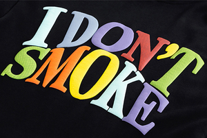 เสื้อยืดพิมพ์ลายนูน 3 มิติ แบบใหม่ สกรีนโลโก้ได้ตามต้องการ เนื้อผ้าคอตตอนหนานุ่ม ทรงหลวมไหล่ตก สไตล์ลำลอง เสื้อยืดเปล่าสีพื้นสำหรับผู้ชาย - Product Image 2