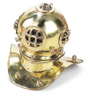 Vintage Scuba Divers Diving Helmet Solid Brass & Copper Deep Sea Maritime Collectible Nautical Marine Gifts for Men <b>Retro</b> - Product Image 1