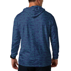Camiseta Transpirable Impermeable UPF 50, Camiseta de Pesca Unisex de Manga Larga con Malla Ventilada y Protección UV - Product Image 2