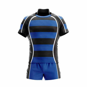 Vêtements de sport en gros pour hommes : Ensembles de maillots de rugby et de football américain personnalisables avec logo, respirants - Product Image 1