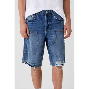 Custom <b>Men</b> <b>Jean</b> Shorts Oem Odm Relaxed Fit Soft Cotton Blend Casual Wear Factory Direct - Product Image 1