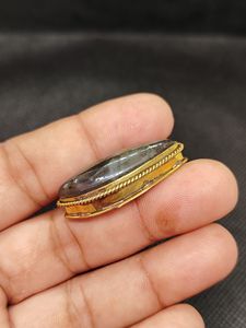 Piedra preciosa de labradorita de latón ranurada, la más vendida, nueva llegada, increíble piedra de cristal curativa, cabujón a granel para fabricación de joyas - Product Image 2