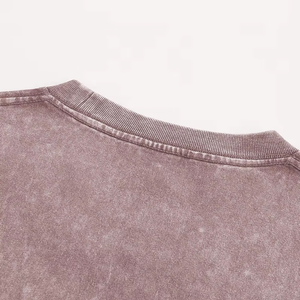 Camisetas de Algodón Puro Unisex con Lavado Ácido, Personalizadas al por Mayor, para Hombre, Estilo Casual - Product Image 3