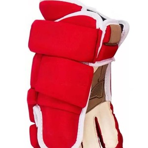 Ice Hockey Red Fingerless Sports Gloves <b>Hook</b> And Loop Closure Polyester Unisex All Seasons New 2026 - Product Image 5