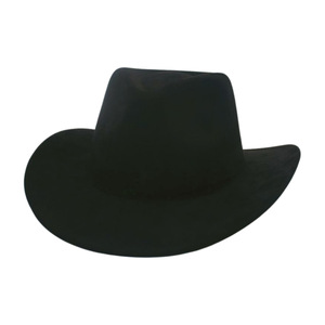 Chapeau de cowboy en daim simple, protection solaire, pour voyage en extérieur, chapeau haut de forme, mode unisexe, chapeau de cowboy uni - Product Image 2