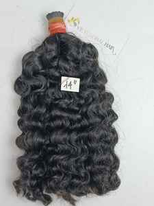 100% cheveux humains cambodgiens de couleur naturelle birmans bouclés en vrac et vietnamiens vierges cuticules alignées cheveux humains bruts Type de cheveux - Product Image 5