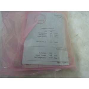 NEW Unit UFC-<b>1660</b>, HBr, 100 SCCM, CALIBRATION SHEET - Trusted Global Legacy Semiconductor Equipment and Parts at - Product Image 1