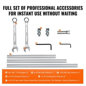 Set di Barre Vibranti per Finitura Cemento a Motore a Benzina da 6ft/8ft/11ft, in Alluminio, a 4 Tempi, con Barra Dritta per Livellamento - Product Image 6