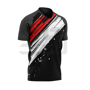 Maillot de football professionnel personnalisé, design sur mesure, léger, respirant, anti-humidité, 100% polyester, nom d'équipe personnalisé - Product Image 2