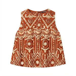 Débardeurs de sport courts pour femmes, design personnalisé, couleur unie, tricotés, respirants, écologiques, anti-boulochage – Vente chaude - Product Image 1