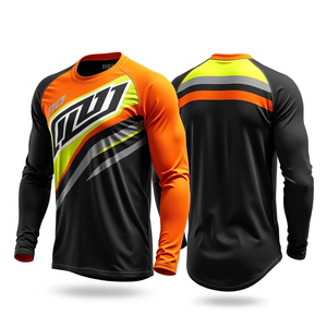 Jersey de Ciclismo de Manga Larga para Hombre, Transpirable, de Secado Rápido, Cortavientos, para Descenso, Motocross y Ciclismo de Montaña - Product Image 4