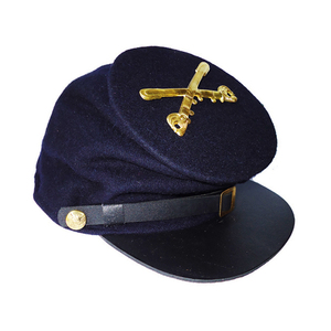 Highest Quality Medical Gold Wreath American Woolen <b>Sweatband</b> Pattern Embroidery Kepi Hats 100 wool logo - Product Image 2