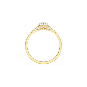 Bague de Mariage et d'Anniversaire REYES en Argent Sterling 925 de Luxe avec Moissanite Certifiée GRA de Haute Qualité pour Femme - Product Image 6