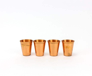 แก้วช็อตโลหะแบบปรับแต่งได้ ดีไซน์สไตล์ยุโรป สำหรับใช้ในบ้านและร้านอาหาร-ขายส่ง - Product Image 3