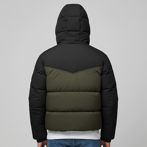 Chaqueta Acolchada Moderna para Hombre, 100% Poliéster, Tela Suave y Duradera, Estilo Americano y Europeo, Chaqueta Acolchada con Cuello Alto para Hombre, Nailon 380T - Product Image 4