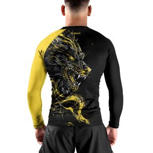 OEM Wholesale Custom Unisex Rashguard UPF 50 UV Protection Sublimation Anti Odor Slim Fit Polyester Factory Made OEM Wholesale - Product Image 3