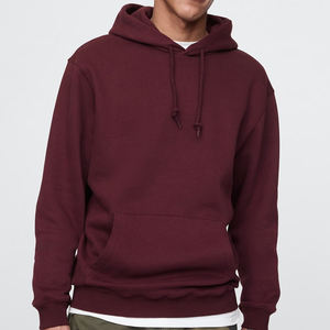 Sweat-shirts à capuche en coton de bambou pour hommes, sur mesure, coupe oversize, durables, avec poche chauffante, vêtements de sport décontractés - Product Image 5