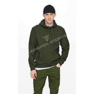 Sweat-shirts à capuche unisexes pour homme en coton 100% de haute qualité, couleur unie, broderie personnalisée du logo, respirant, séchage rapide - Product Image 5