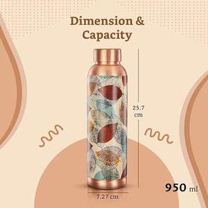 Botella de Agua con Combinación de Colores Rojo y Amarillo, Diseño Único, Compre Directamente de Proveedor Indio a Precio de Mayoreo - Product Image 3