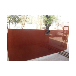Carreaux de granit rouge Lakha en pierre naturelle avec finition polie lisse pour les maisons et les bureaux - Product Image 4