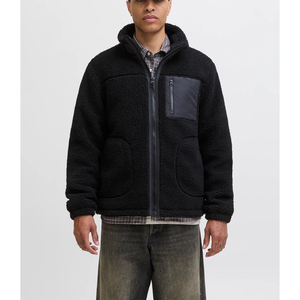 Veste Teddy en polaire zippée coupe-vent, épaisse et chaude pour l'hiver, avec fourrure, grande taille, dernier design, manteaux Teddy personnalisés OEM - Product Image 4