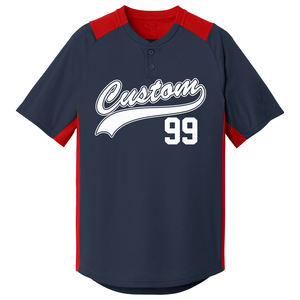 Uniformes Deportivos de Béisbol y Sóftbol Sublimados, Bordados e Impresos al por Mayor, Camisetas de Béisbol para Hombre con Dos Botones - Product Image 4