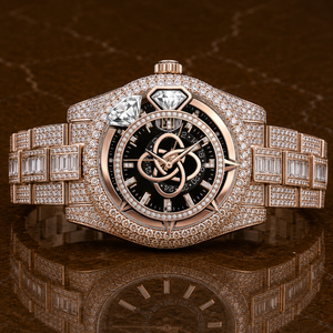 Premium Luxury Moissanite <b>Diamond</b> Bracelet <b>Watch</b> Men Full Stone Setting <b>Watch</b> - Product Image 1
