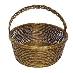 Élégant Mesh Panier Armoire De Rangement Fil Métal Et Cercle Conception Fruit Jardinage Récolte Panier Organisateur De Cuisine - Product Image 5