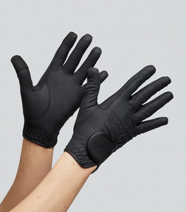 2026 High Quality Winter Equestrian Horse Riding <b>Gloves</b> Chester Style Custom Logo Durable Waterproof Stretch Western Sports Gear - Product Image 4