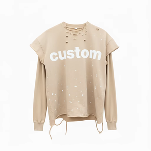 เสื้อยืดแขนสั้นทรงโอเวอร์ไซส์ผ้าคอตตอนหนานุ่ม ล้างสีแบบแอซิดวอช สไตล์สตรีทแวร์ เป็นมิตรต่อสิ่งแวดล้อม แห้งเร็ว ผ้าสองชั้น - Product Image 6