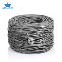 Cable de Red LAN UTP/STP/FTP/SFTP de 4 Pares Trenzados OFC de 24 AWG, Cat5e/Cat6/Cat6a/Cat7, con Cubierta de PVC