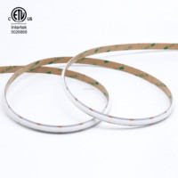 Tira de LED COB Profesional de Alta Eficiencia 140 150lm/w, 24v DC 10w, Alto Lumen, Flexible, Regulable, IP20, para Decoración de Interiores