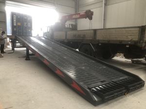 Excelente rampa de contenedor móvil de 10 toneladas, rampa de camión antideslizante duradera, 1 año de garantía del motor, plantas de fabricación - Product Image 3