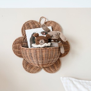 <b>Wall</b>-mounted rattan <b>basket</b> <b>wall</b> <b>hanger</b> art new design laundry <b>baskets</b> for toys organizer from Vietnam - Product Image 6
