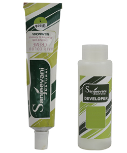 Tinte de Cabello en Crema Semipermanente, Natural, a Base de Hierbas, de Primera Calidad, Sin Amoníaco, 110 ml, Negro Natural, Cubre las Canas, Precio al por Mayor - Product Image 4